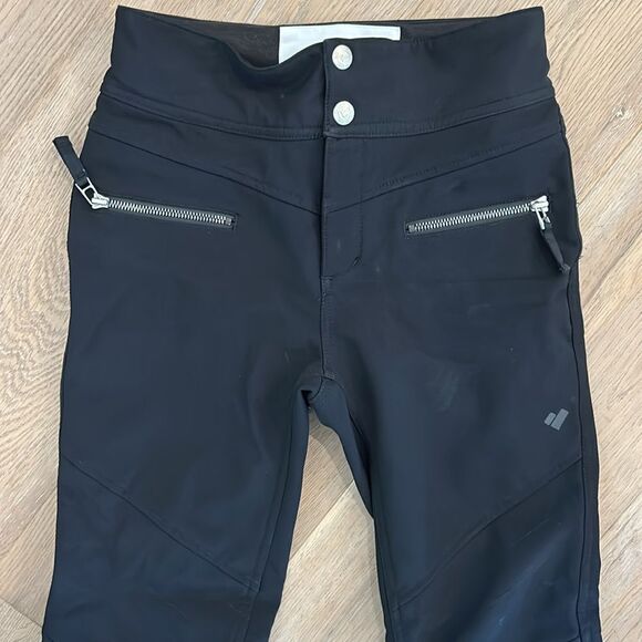 Obermeyer Teen Black Ski Pant with Zipper Pockets (M/10-12) - Picture 2 of 5